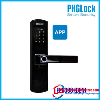 Khóa cửa cho văn phòng, căn hộ PHGLOCK FP8030 (Đen-App)