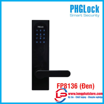 Khóa cửa điện tử cho căn hộ PHGLOCK FP8136 (Đen)