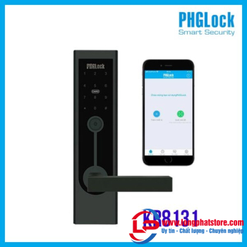 Khóa cửa điện tử cho căn hộ PHGLOCK KR8131-B (Đen)