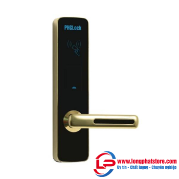 Khóa cửa điện tử cho khách sạn PHGLOCK RF7155 (Vàng)