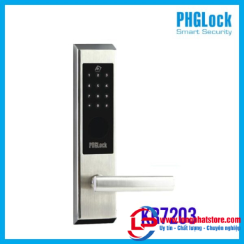 Khóa cửa điện tử cho nhà phố PHGLOCK KR7203 (Bạc)