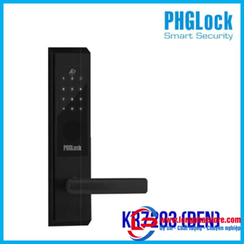 Khóa cửa điện tử cho nhà phố PHGLOCK KR7203 (Đen)
