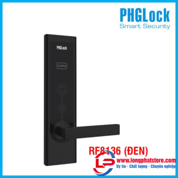Khóa cửa khách sạn PHGLOCK RF8136 (Đen)