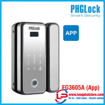 Khóa cửa kính PHGLock FG3605A (App)