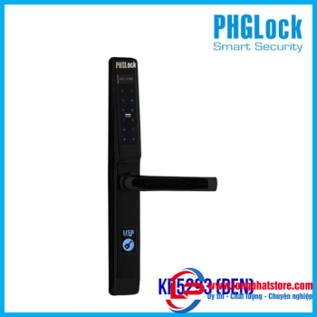 Khóa cửa mã số cho cửa nhôm PHGLOCK KR5293 (Đen)