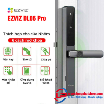 Khóa cửa thông minh cho cửa nhôm EZVIZ DL06 Pro