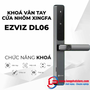 Khóa cửa thông minh cho cửa nhôm EZVIZ DL06 Pro