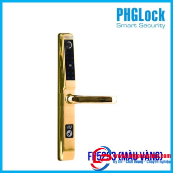 Khóa cửa vân tay cho cửa nhôm PHGLOCK FP5293 (Vàng)