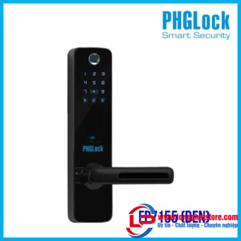 Khóa cửa vân tay cho văn phòng PHGLOCK FP7155 (Đen)