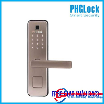 Khóa cửa vân tay PHGLOCK FP6011AS (Màu Bạc)