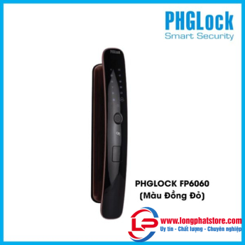Khóa cửa vân tay PHGLOCK FP6060 [Đồng Đỏ]