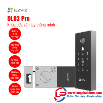 Khóa cửa vân tay thông minh EZVIZ DL03 Pro