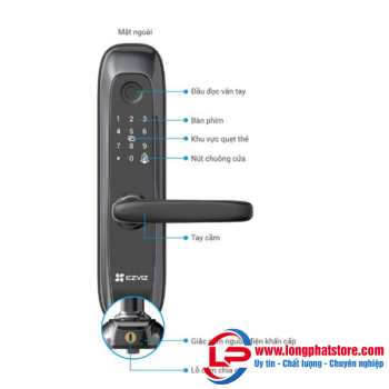 Khóa cửa vân tay thông minh EZVIZ L2S