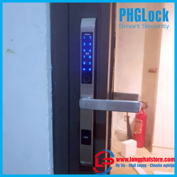 Khóa điện tử cho cửa nhôm PHGLOCK FP5200 (Bạc)