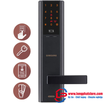 Khóa thông minh vân tay SAMSUNG SHP-DH537MU/EN (Xám Đen)