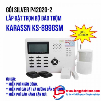 Lắp đặt trọn bộ báo trộm Karassn KS-899GSM (SILVER K42020-2)