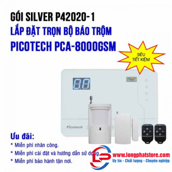 Lắp đặt trọn bộ báo trộm Picotech PCA-8000GSM (SILVER P42020-1)