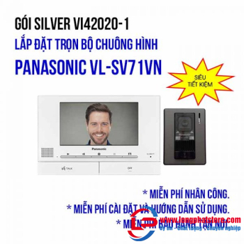 Lắp đặt trọn bộ chuông hình Panasonic VL-SV71VN (SILVER VI42020-1)