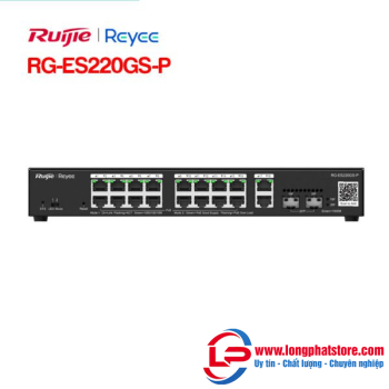 Layer 2 Smart Managed PoE Switch 20 Cổng RUIJIE REEYE RG-ES220GS-P