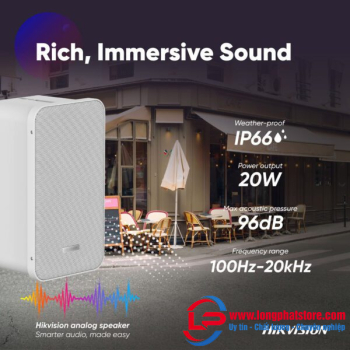 Loa Analog treo dạng trụ Hikvision DS-QAE0420G1-V