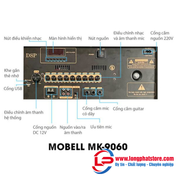 Loa kéo Karaoke Mobell MK-9060 1500W