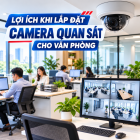 Lợi ích khi lắp đặt camera quan sát cho văn phòng