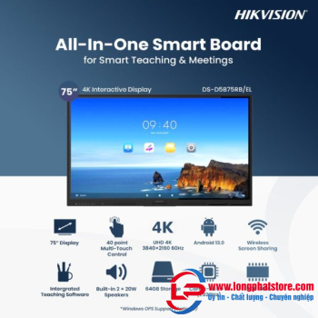 Màn hình tương tác 4K 75 inch HIKVISION DS-D5B75RB/EL