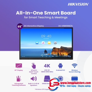 Màn hình tương tác 4K 65 inch HIKVISION DS-D5B65RB/EL