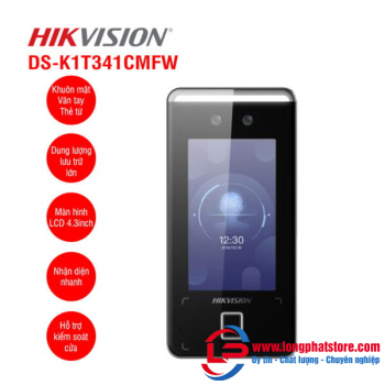 Máy chấm công khuôn mặt HIKVISION DS-K1T341CMFW