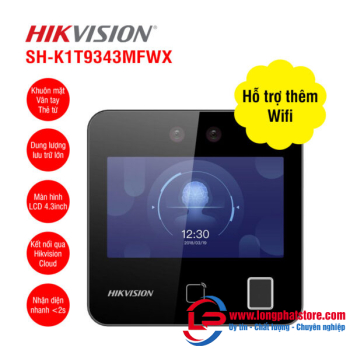 Máy chấm công khuôn mặt HIKVISION SH-K1T9343MFWX