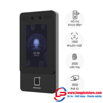 Máy chấm công nhận diện khuôn mặt, vân tay, thẻ EM HIKVISION DS-K1T342MFWX