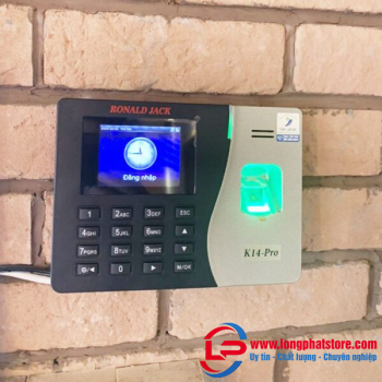 Máy chấm công vân tay, thẻ cảm ứng RONALD JACK K14 Pro