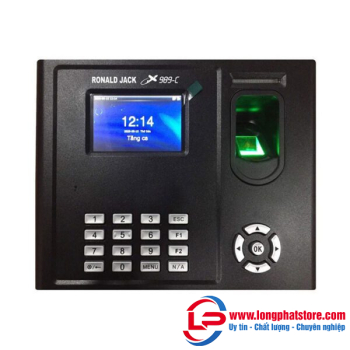 Máy chấm công vân tay, thẻ cảm ứng RONALD JACK X989-C