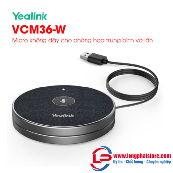 Micro hội nghị không dây Yealink VCM36-W Package