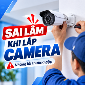 Những sai lầm thường mắc phải khi lắp đặt camera quan sát