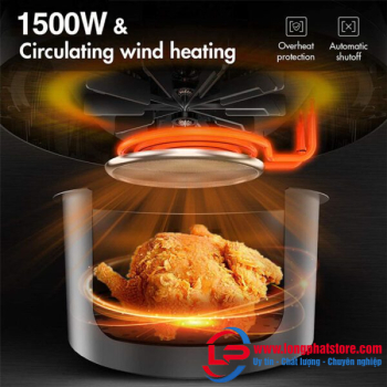 Nồi chiên không dầu Mobell PW-8087 7 lít