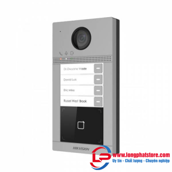 Nút bấm IP 4 cổng cho villa HIKVISION DS-KV8413-WME1