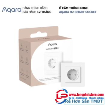 Ổ cắm âm tường thông minh bản EU AQARA H2 (WP-P01D)