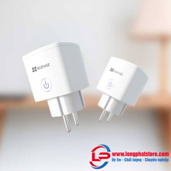 Ổ cắm thông minh EZVIZ CS-T30-10B-EU hỗ trợ thống kê công suất điện tiêu thụ
