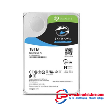 Ổ cứng giám sát SEAGATE Skyhawk AI 18TB ST18000VE002