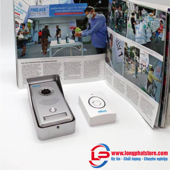 Bộ camera chuông cửa PHGLOCK IC102W