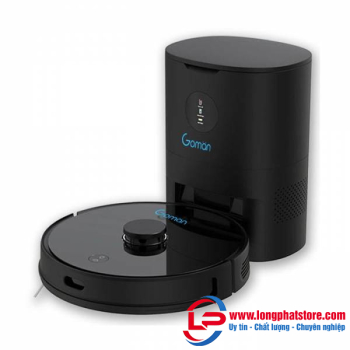 Robot hút bụi lau nhà tự đổ rác GOMAN GM-W-RV0323B