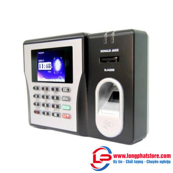 Máy chấm công vân tay và thẻ từ Ronald Jack RJ4200