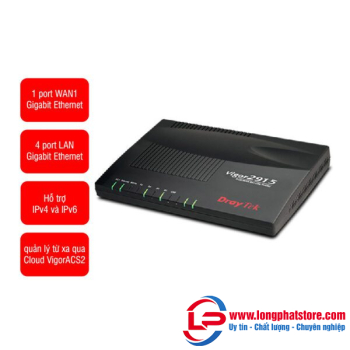 Router quang cân bằng tải DrayTek Vigor2915