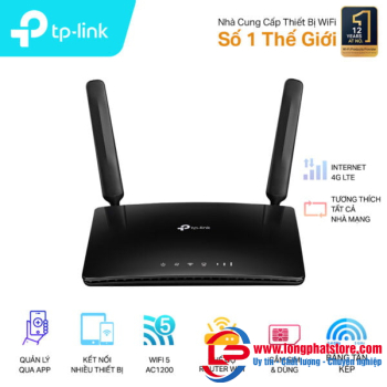 Router Wi-Fi 4G LTE Tốc Độ 300 Mbps TP-LINK MR6400