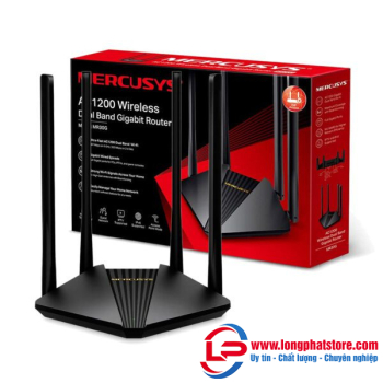 Router Wi-Fi 6 Băng Tần Kép AX1500 Mercusys MR60X