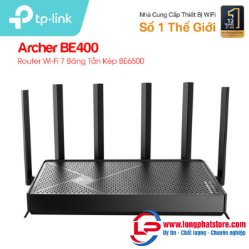 Router Wi-Fi 7 băng tần kép TP-LINK Archer BE400