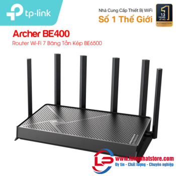 Router Wi-Fi 7 băng tần kép TP-LINK Archer BE400