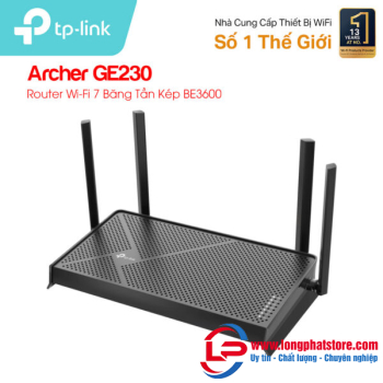 Router Wi-Fi 7 băng tần kép TP-LINK Archer GE230