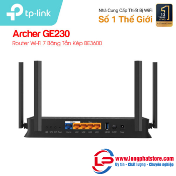 Router Wi-Fi 7 băng tần kép TP-LINK Archer GE230